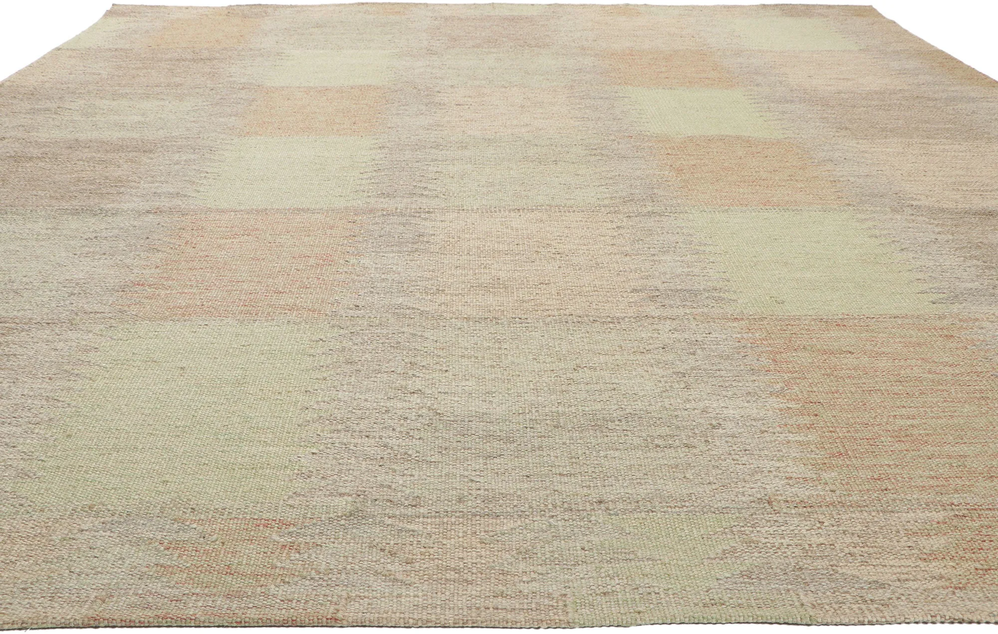 10' x 11' Yellow Swedish Inspired Kilim Rug