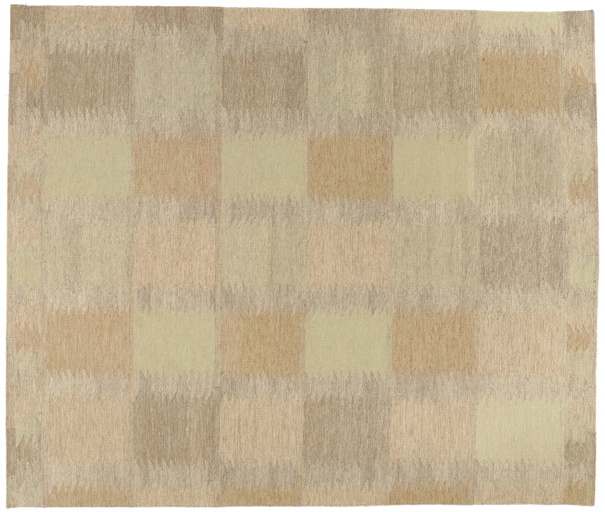 10' x 11' Yellow Swedish Inspired Kilim Rug