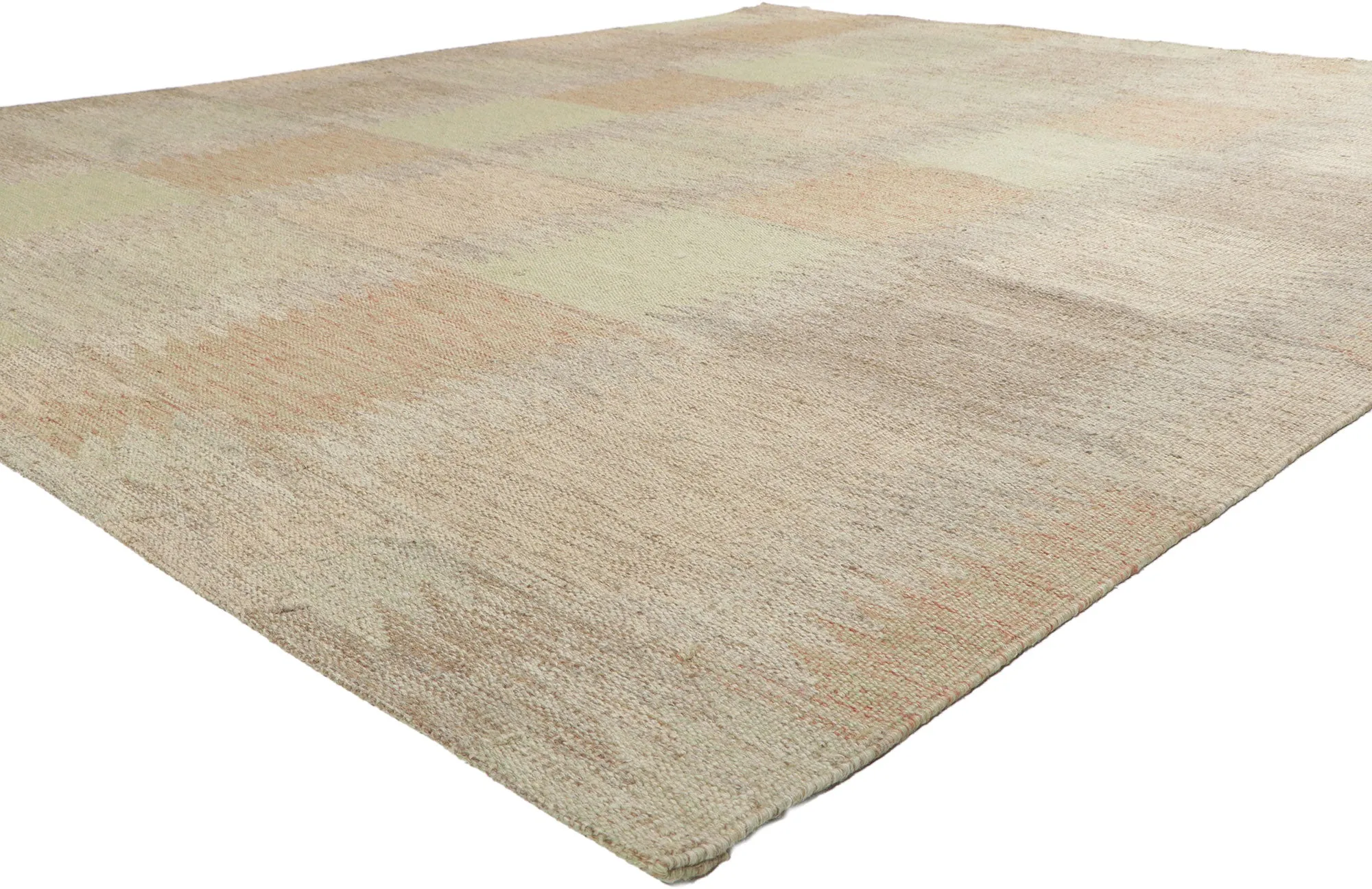 10' x 11' Yellow Swedish Inspired Kilim Rug