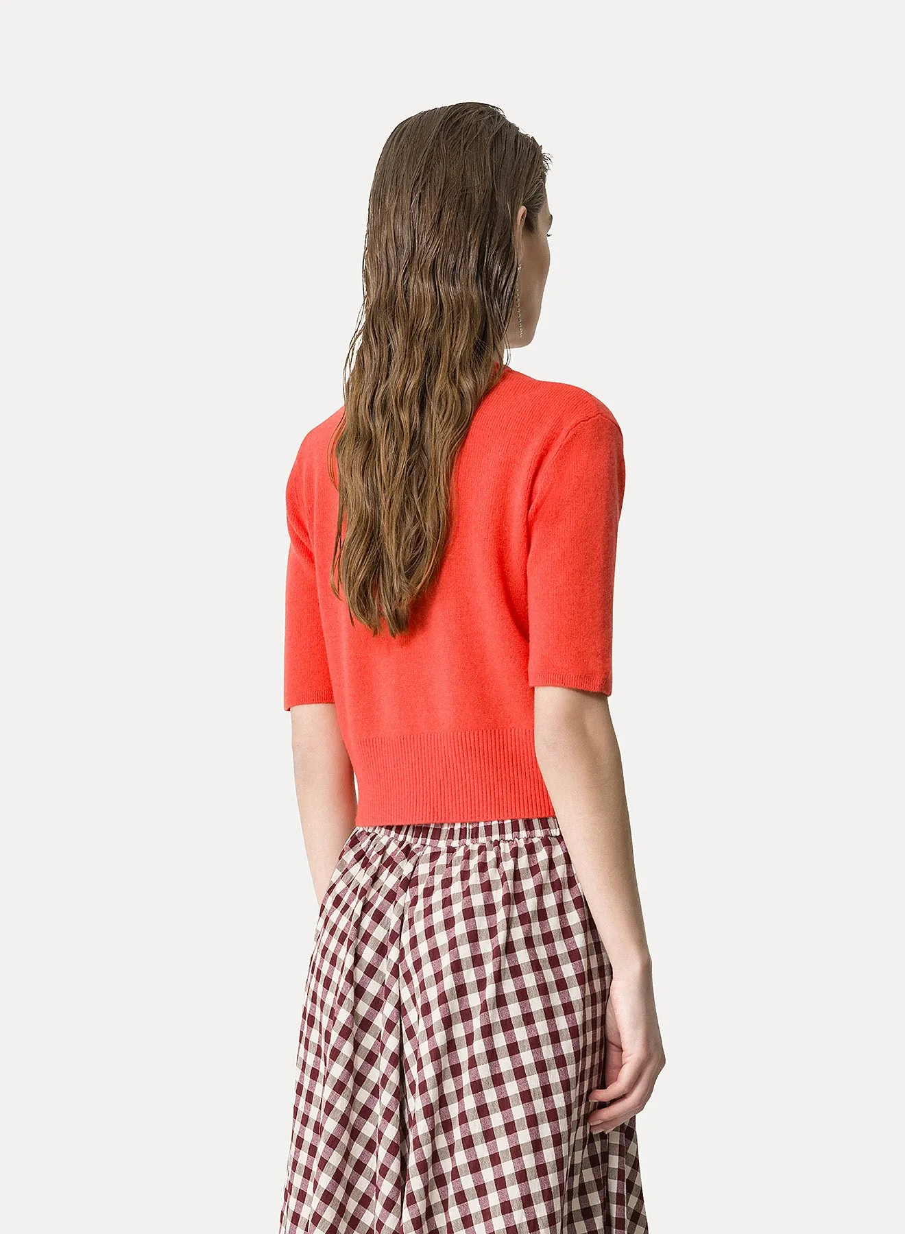 13646_My Knit - Half Sleeve Sweater - Lacca