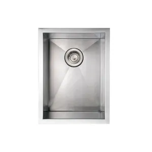 15" Noah's Collection stainless steel commercial single bowl undermount sink