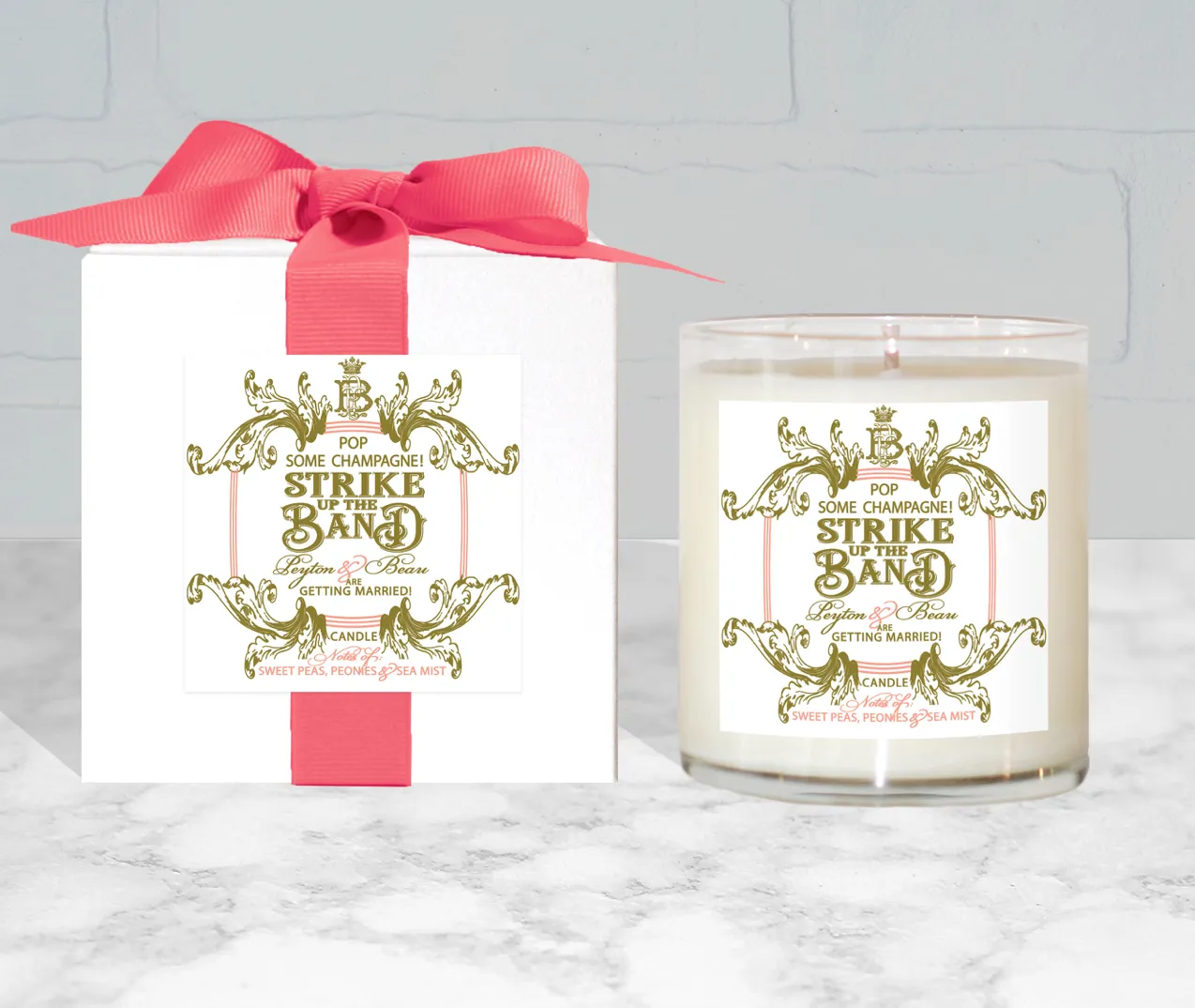 25 Custom Candles / Design Your Own Signature Candles