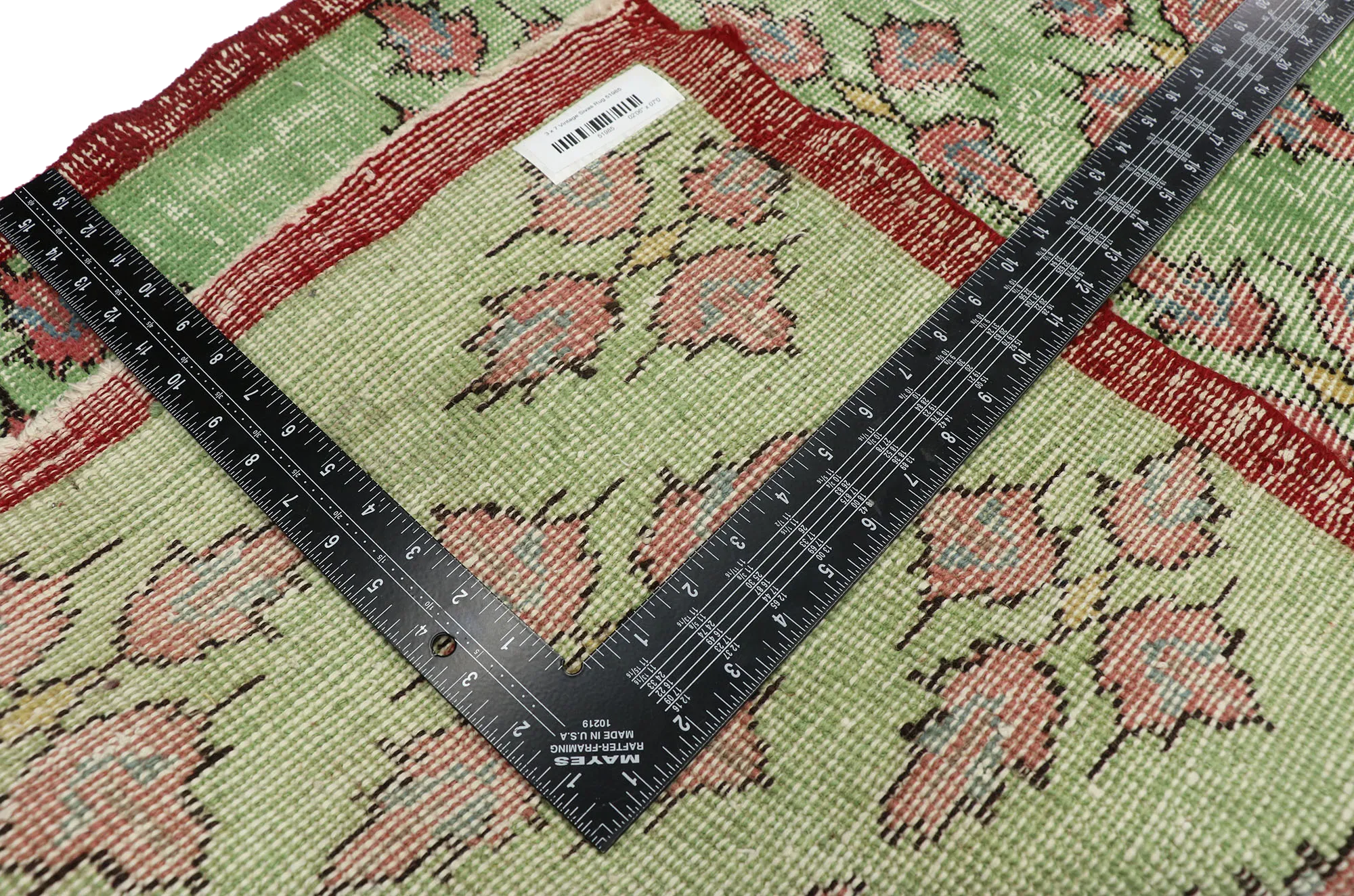 2'6" x 7'3" Vintage Sivas Rug