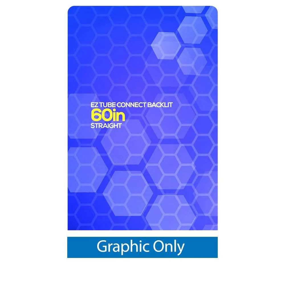 60 in. EZ Tube® Connect Single Frame Display (Backlit)