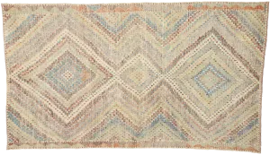 6'4" x 10'11" Vintage Kilim Rug