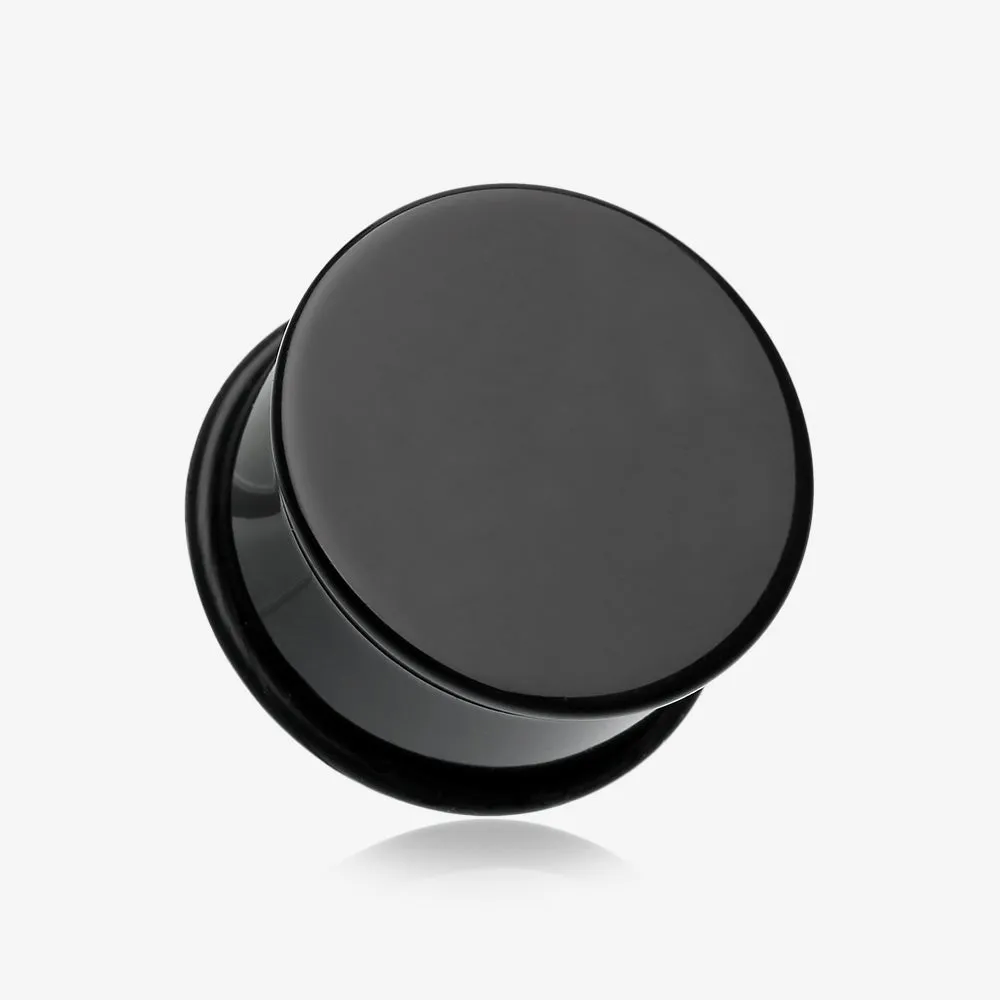 A Pair of Basic UV Acrylic Single Flared Ear Gauge Plug