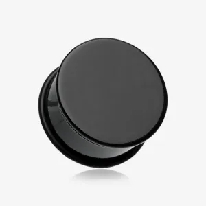 A Pair of Basic UV Acrylic Single Flared Ear Gauge Plug