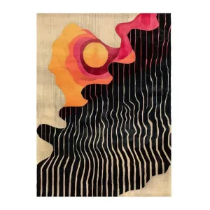 Abstract Aura Hand Tufted Rug 