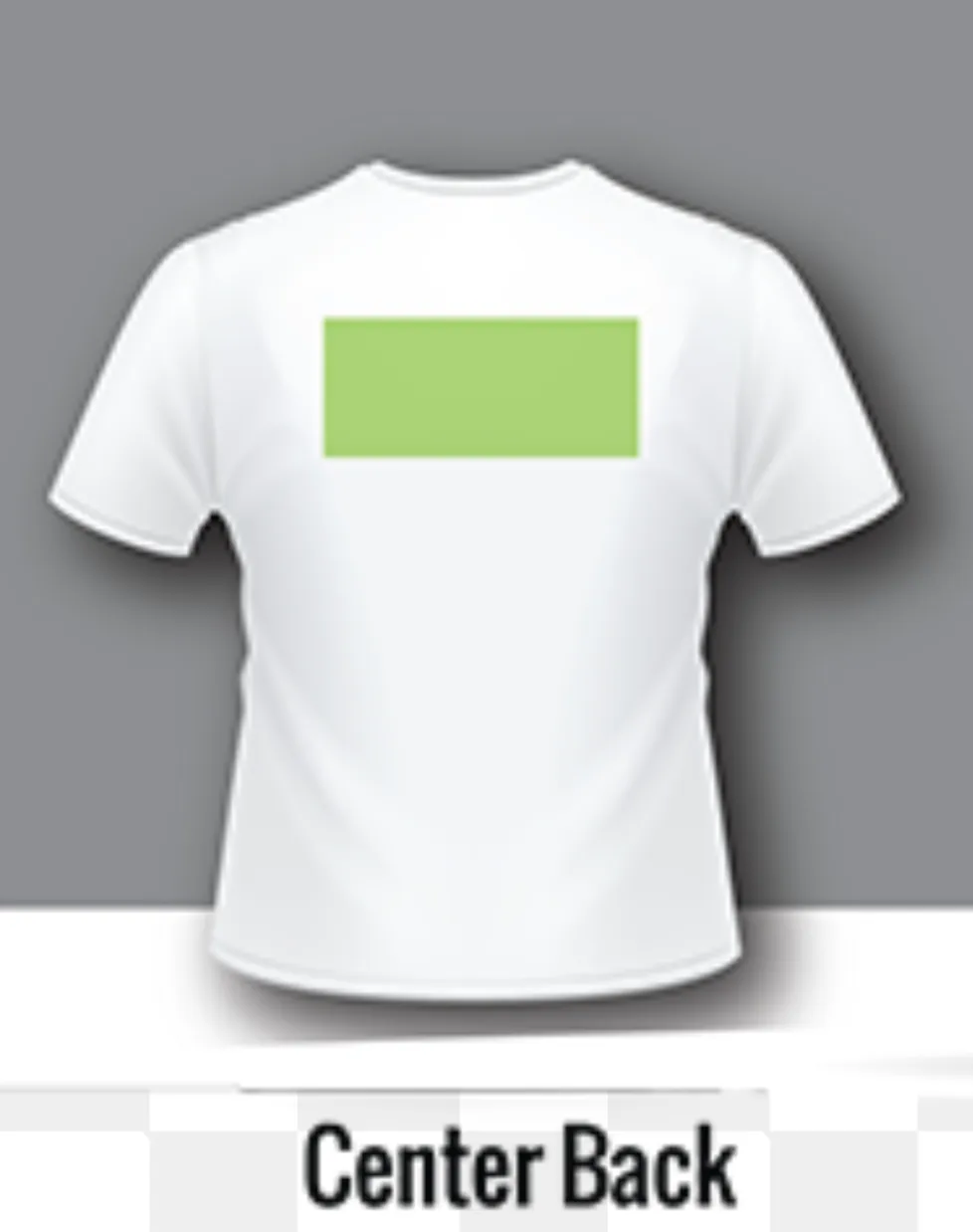 Across/center back design