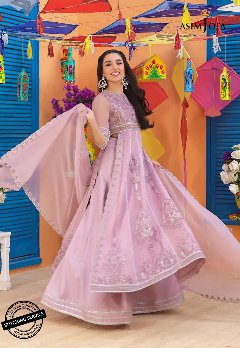 AJFC-59 | Asim Jofa Basant Collection 2022 | Unstitched Embroidered Organza Suit