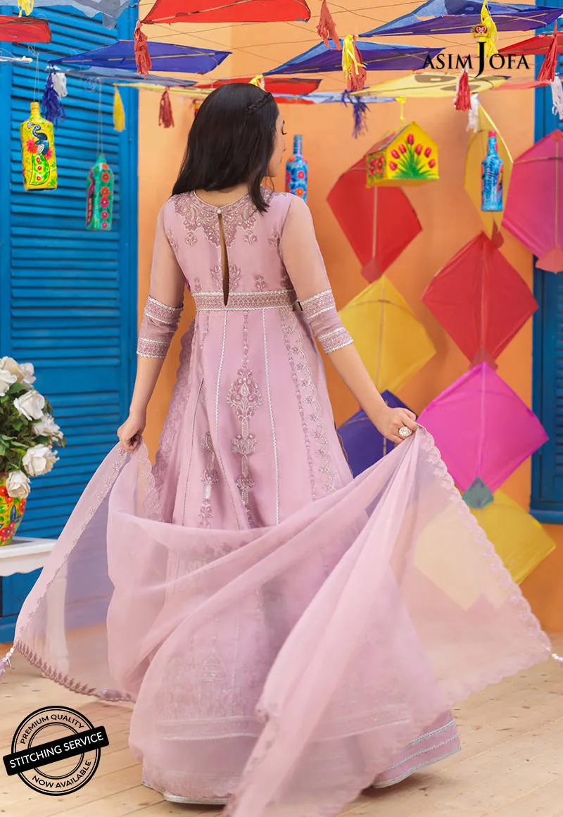 AJFC-59 | Asim Jofa Basant Collection 2022 | Unstitched Embroidered Organza Suit