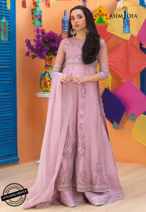 AJFC-59 | Asim Jofa Basant Collection 2022 | Unstitched Embroidered Organza Suit