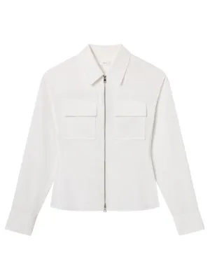 A.L.C. Sage Top in White