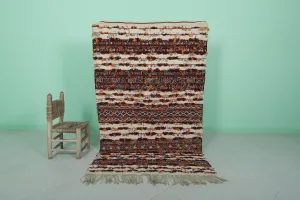 Amazing Handwoven Kilim Rug - 3.7 FT X 6.1 FT | Unique Craftsmanship