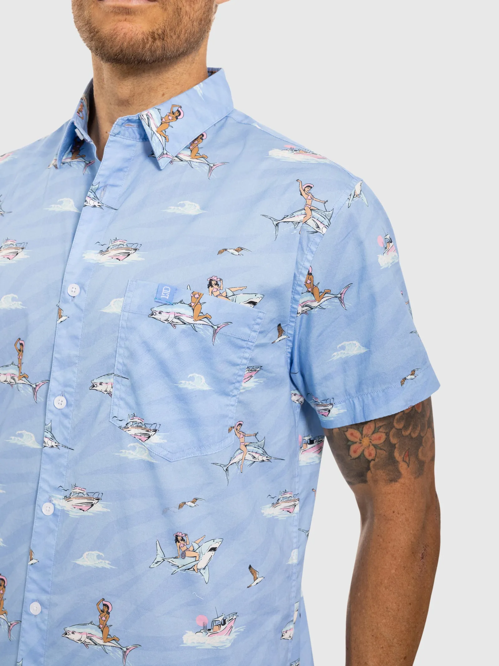 Angler Button Up