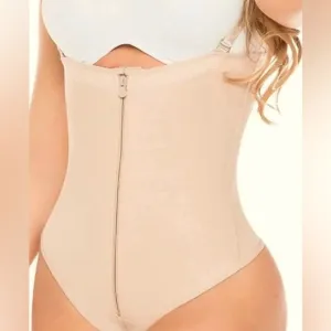 Ann Michell Colombian Faja Girdle Body shaper Shapewear Beige Nude Size Medium