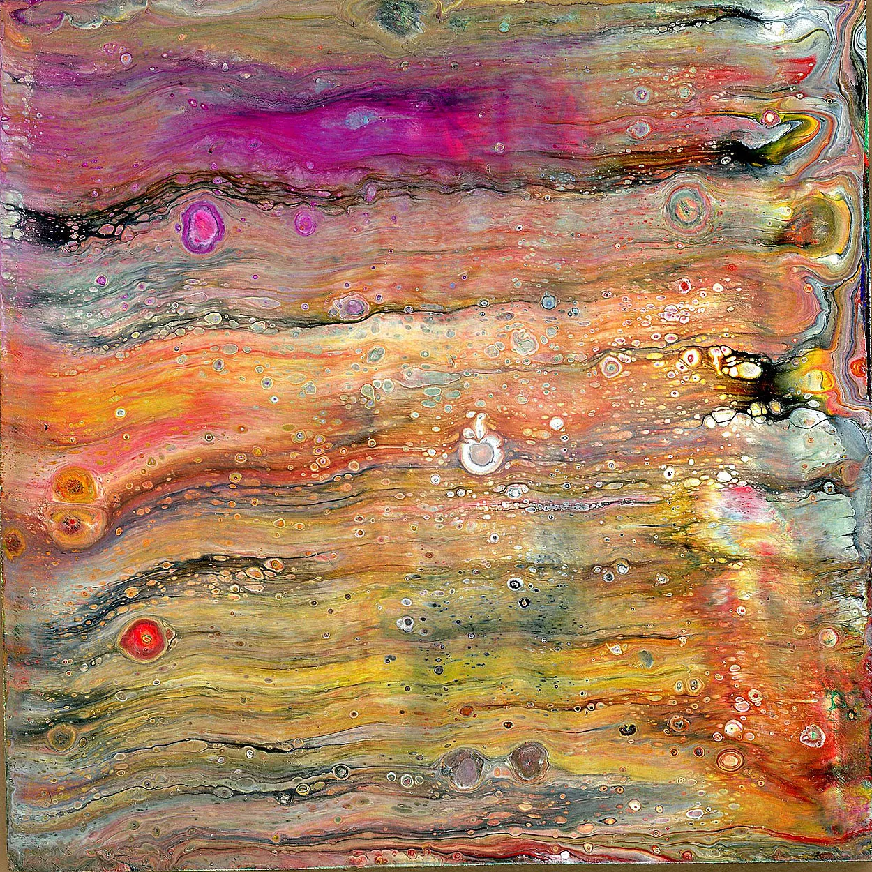Anthony Ciambella: 4x4 Acrylic on Panel Painting