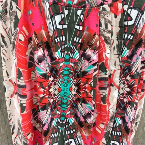 Anthropologie Maeve Ligeia Jersey Faux Wrap Skirt Small