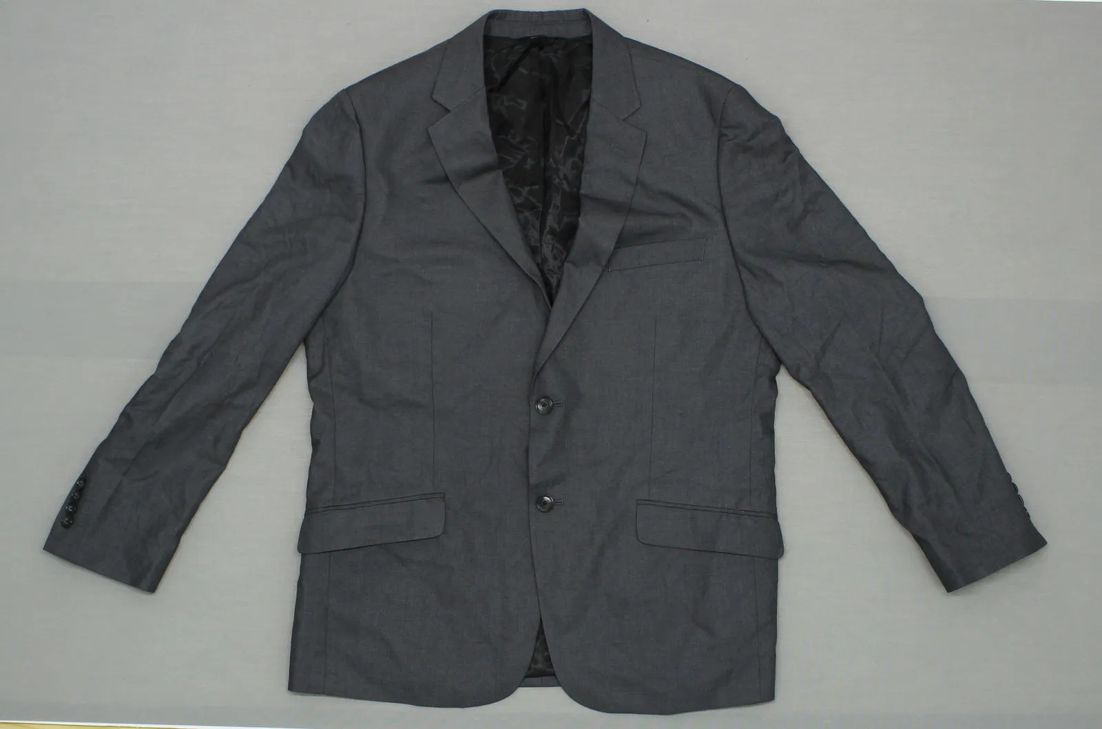 Apt. 9 Men's Premier Two Button Suit Jacket Charcoal 42 SHORT