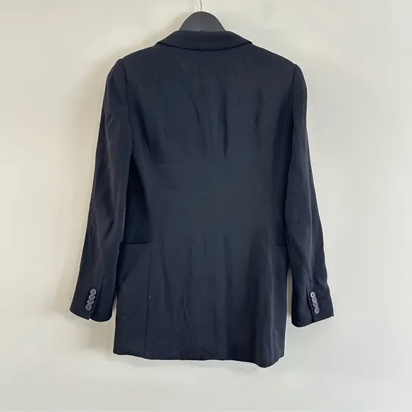 Aritzia Talula Babaton Boyfriend Blazer Black Size 2 Wool Blend Office Career