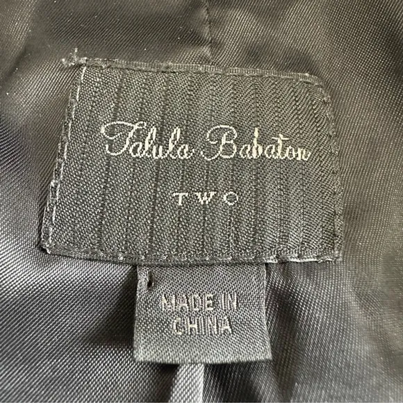 Aritzia Talula Babaton Boyfriend Blazer Black Size 2 Wool Blend Office Career