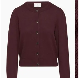 Aritzia Wilfred Maroon Moonrise Cardigan Size Small