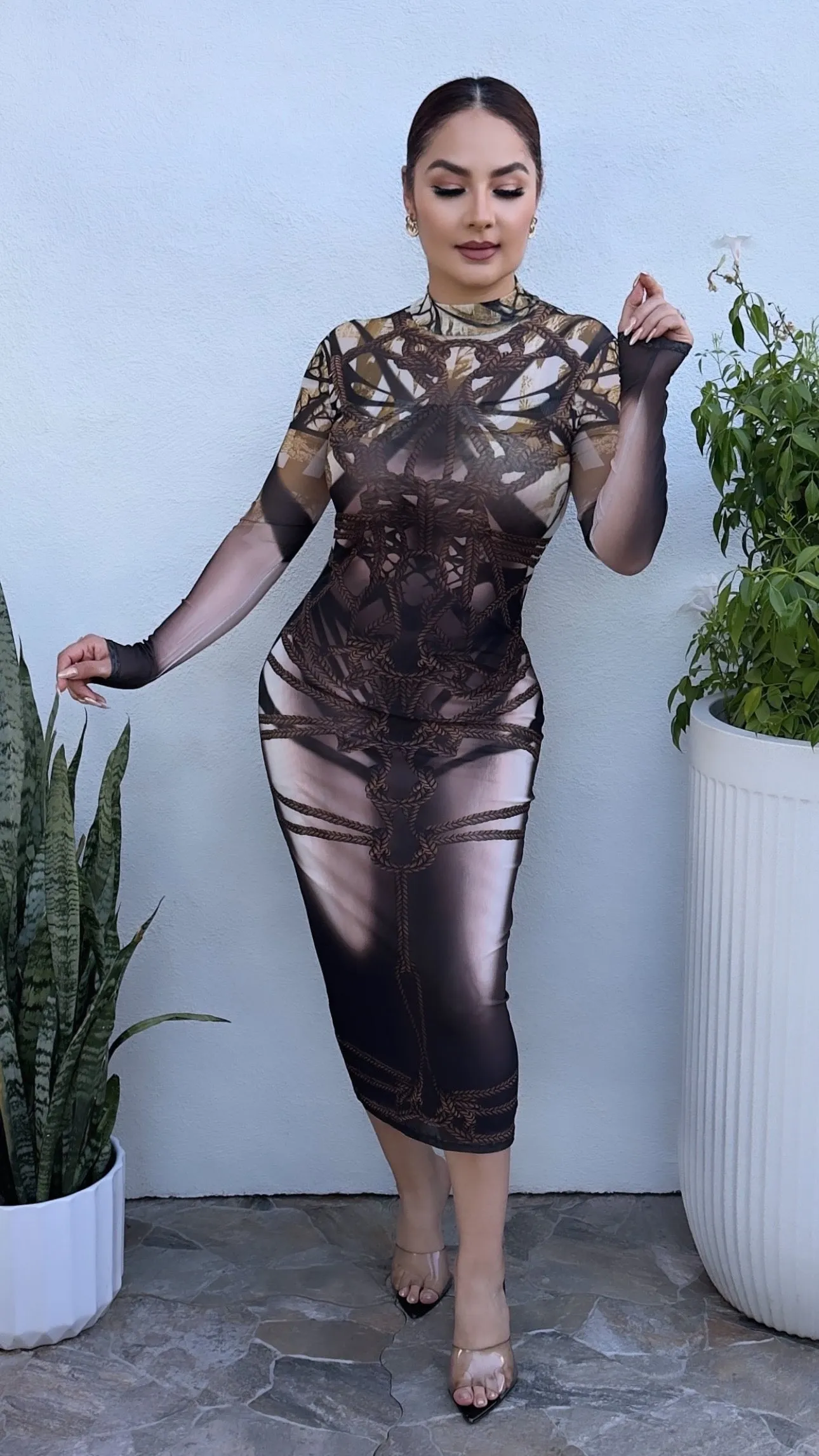 ASHER BROWN DRESS
