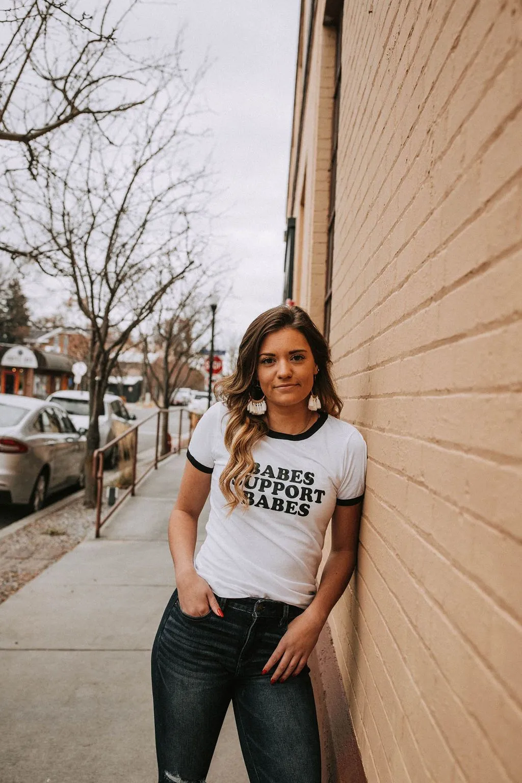 Babes Support Babes - Retro Fitted Ringer