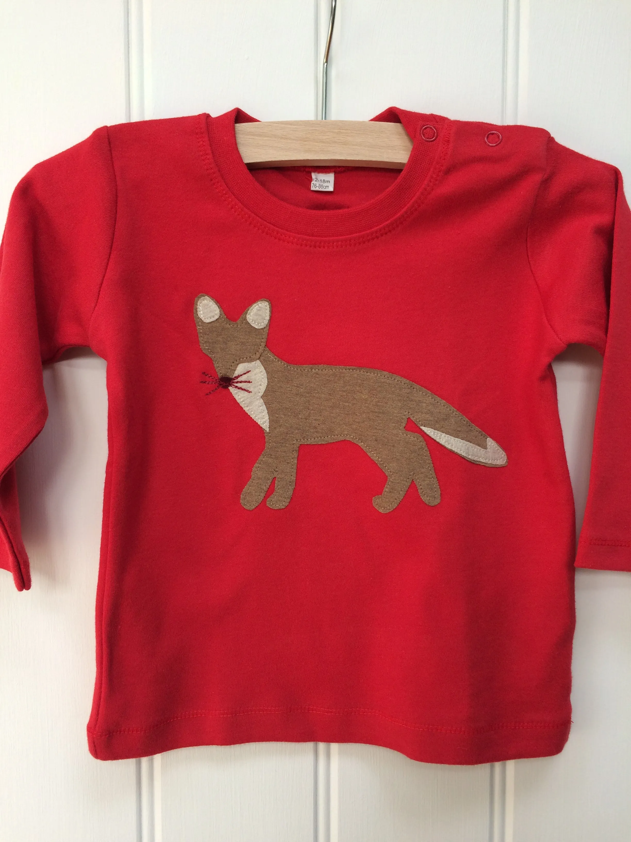 Baby Fox – Long Sleeved T-shirt - Red