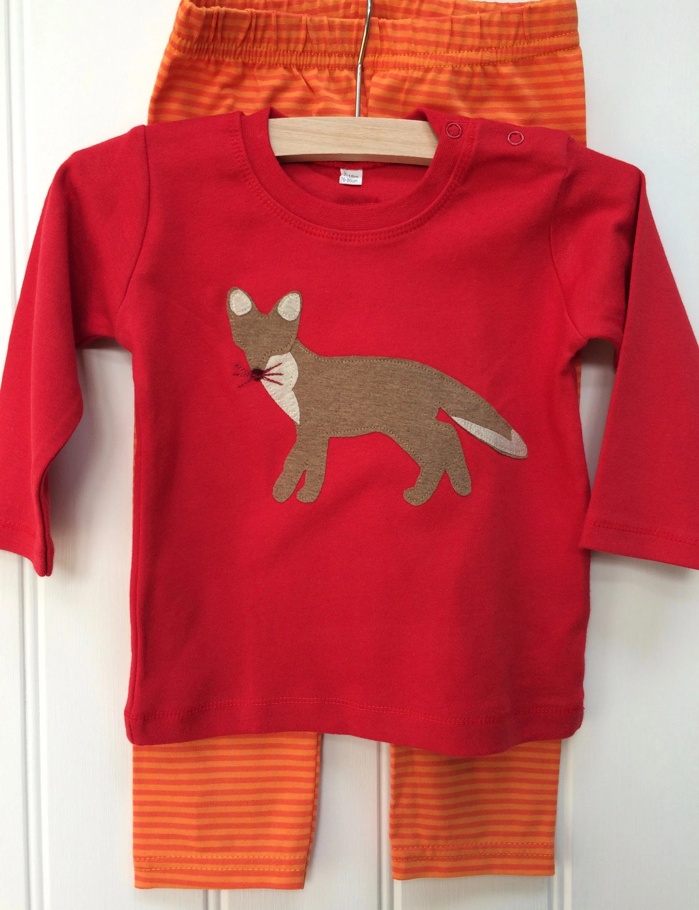 Baby Fox – Long Sleeved T-shirt - Red