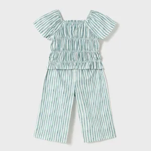 Baby Pants and Smocked Top Set