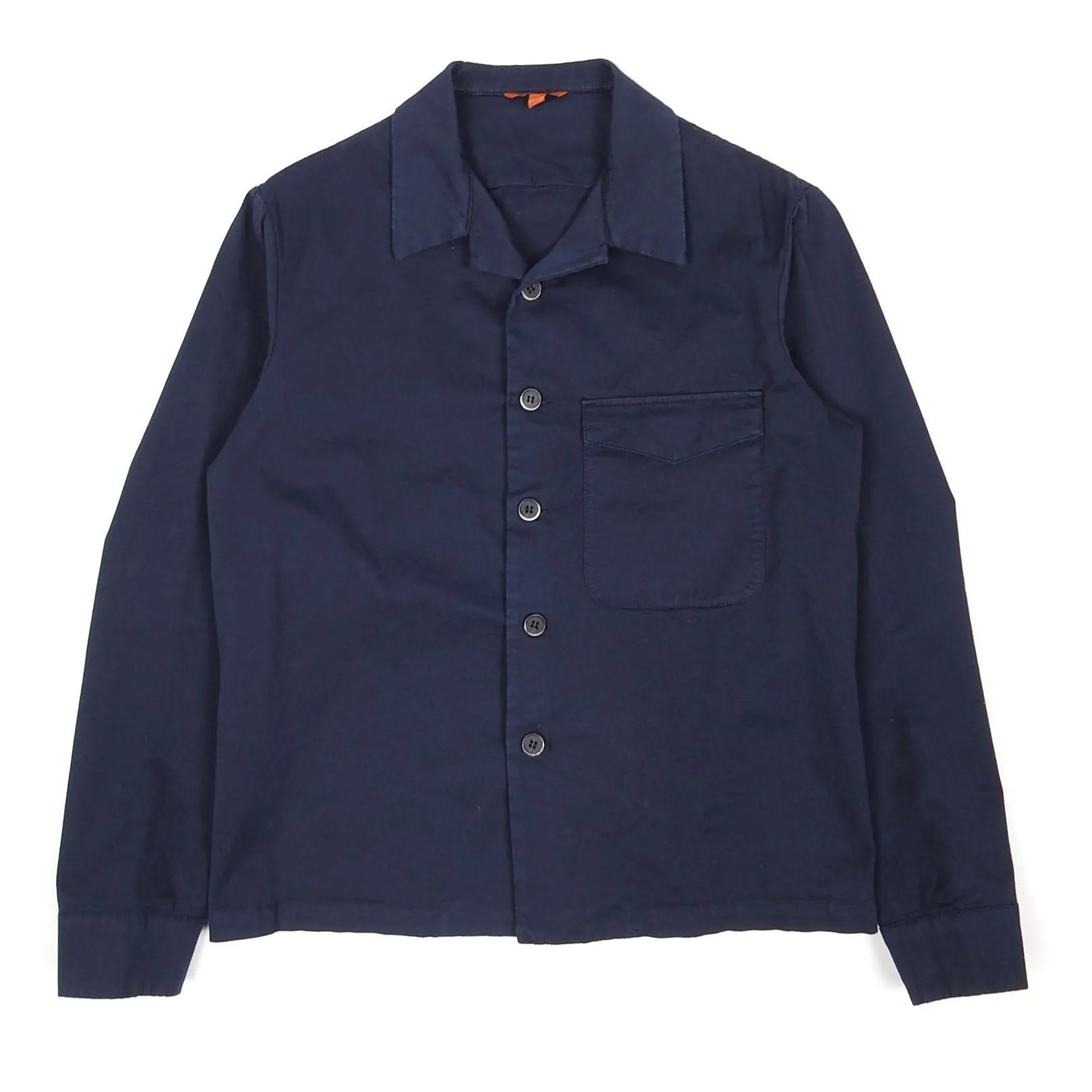 Barena Navy Work Shirt Size 48 (Medium)