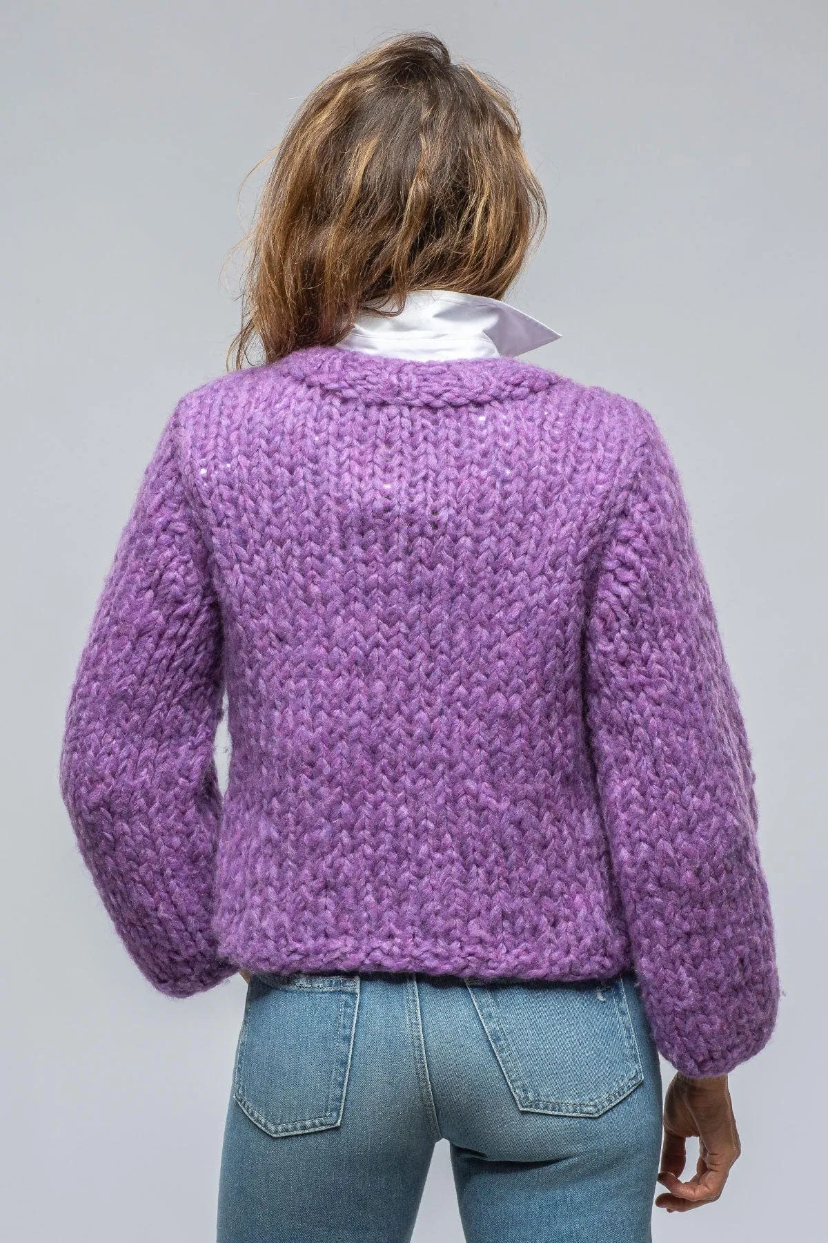 Beatrix Lux Cashmere Sweater In Lavender