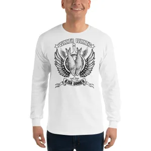 Bengali Ultra Cotton Long Sleeve T-Shirt - Winner Winner Ilish Dinner