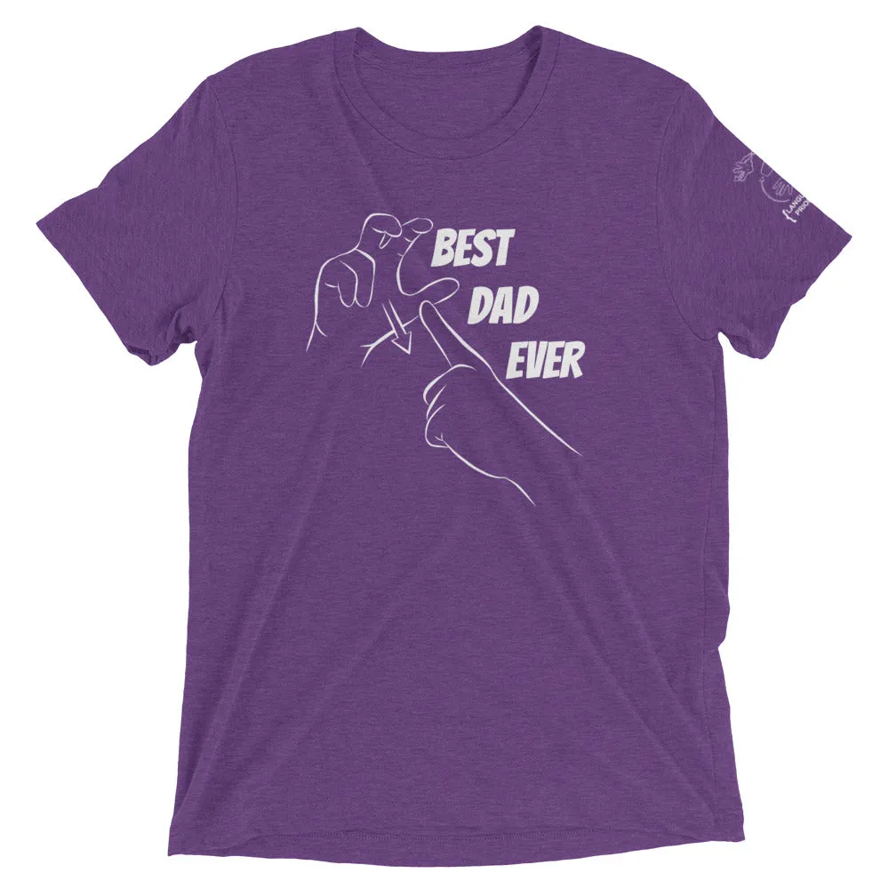 Best Dad Ever (CHAMP) Short Sleeve Tee [Triblend]