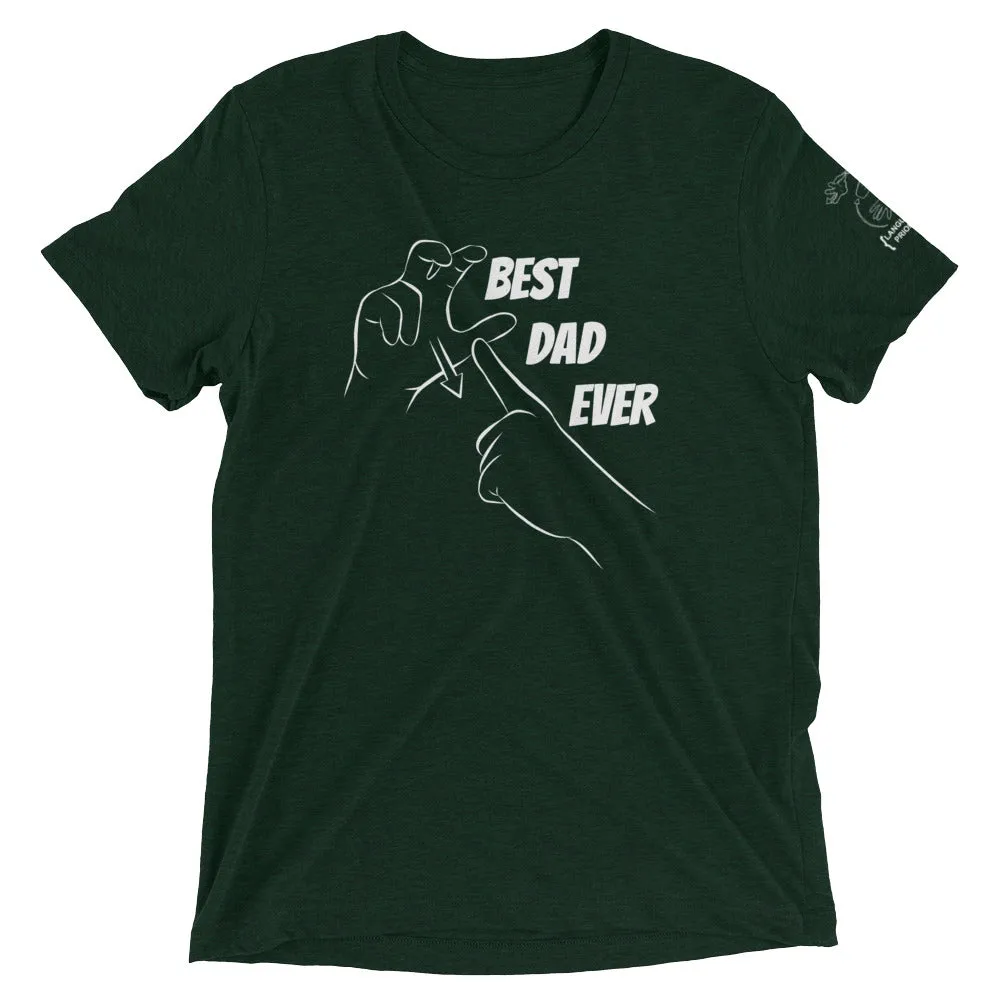 Best Dad Ever (CHAMP) Short Sleeve Tee [Triblend]