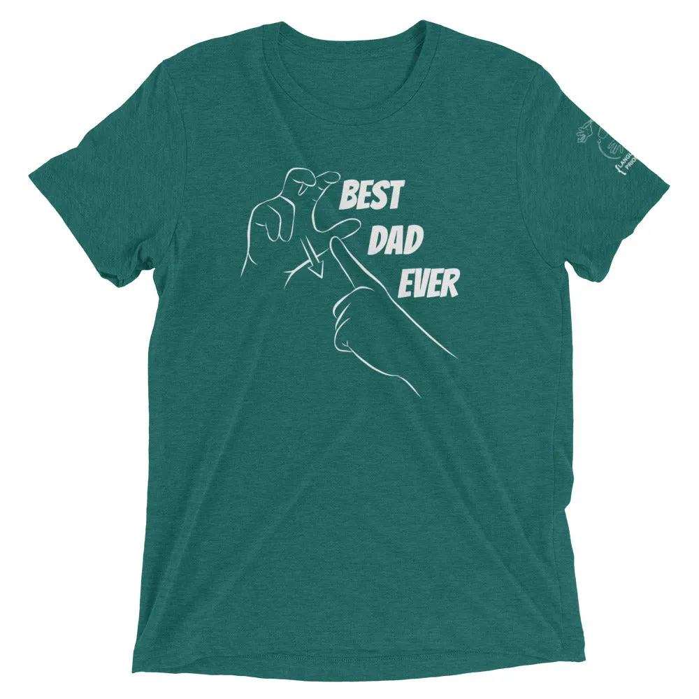 Best Dad Ever (CHAMP) Short Sleeve Tee [Triblend]