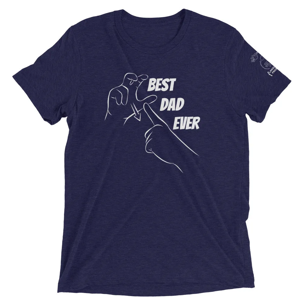 Best Dad Ever (CHAMP) Short Sleeve Tee [Triblend]