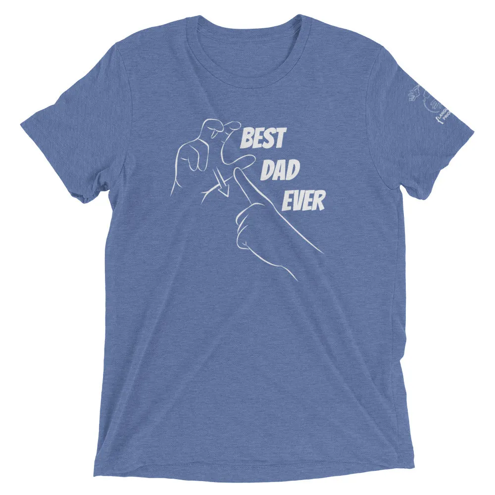 Best Dad Ever (CHAMP) Short Sleeve Tee [Triblend]
