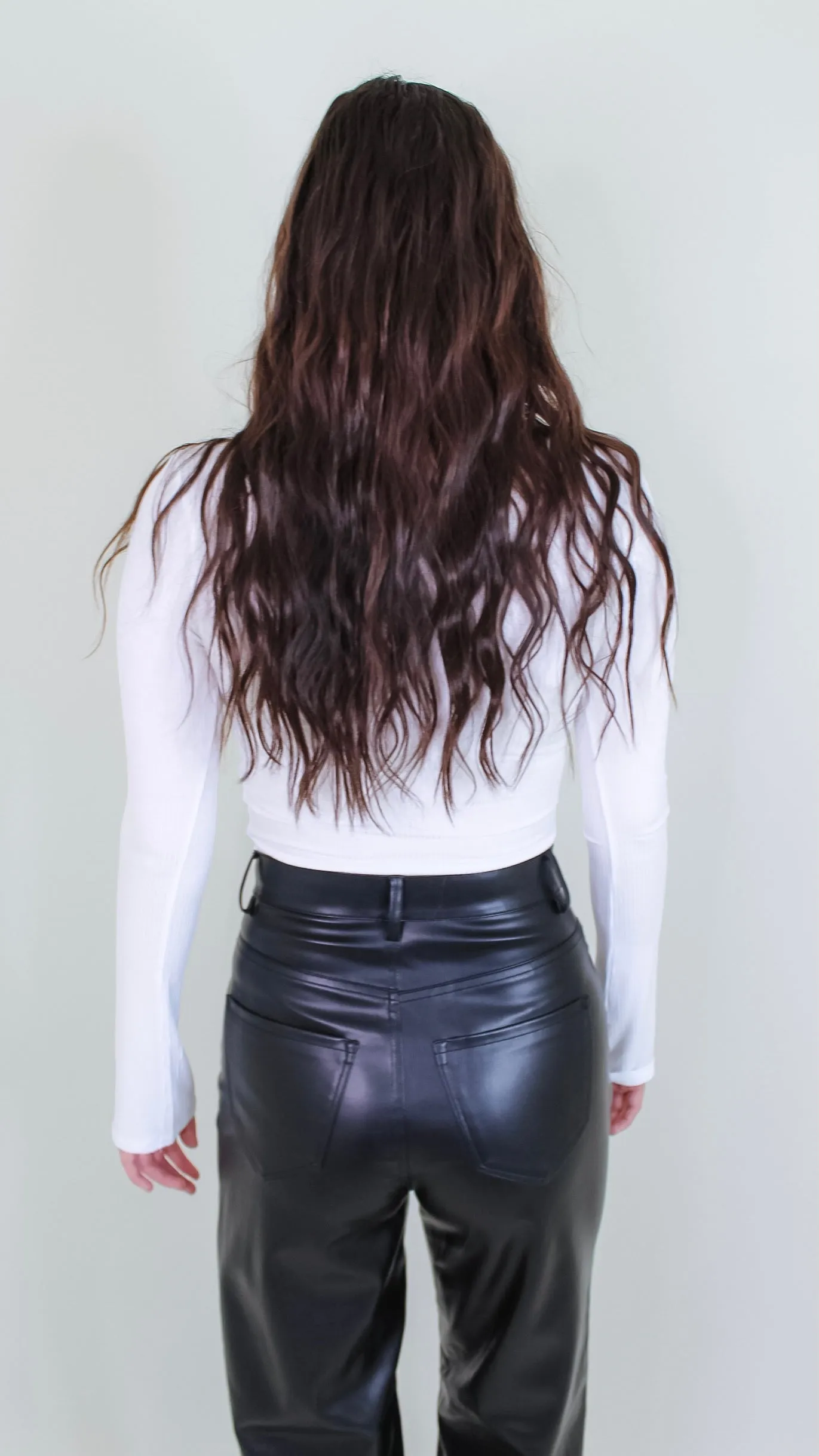 Better Than Ribbed Long Sleeve Basic - White