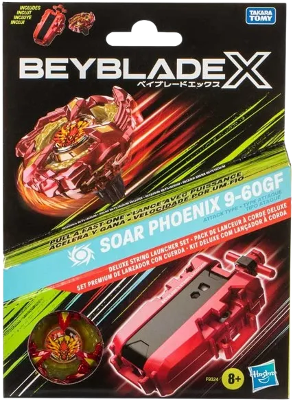 Beyblade X - Soar Phoenix Deluxe String Launcher Set