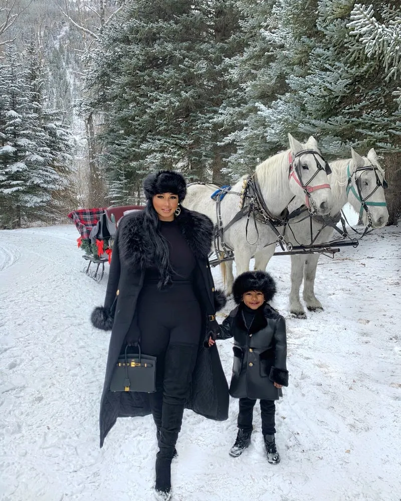 Black Aspen Vegan Coat