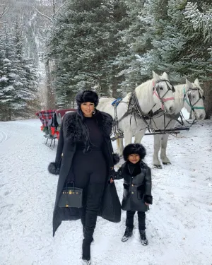 Black Aspen Vegan Coat