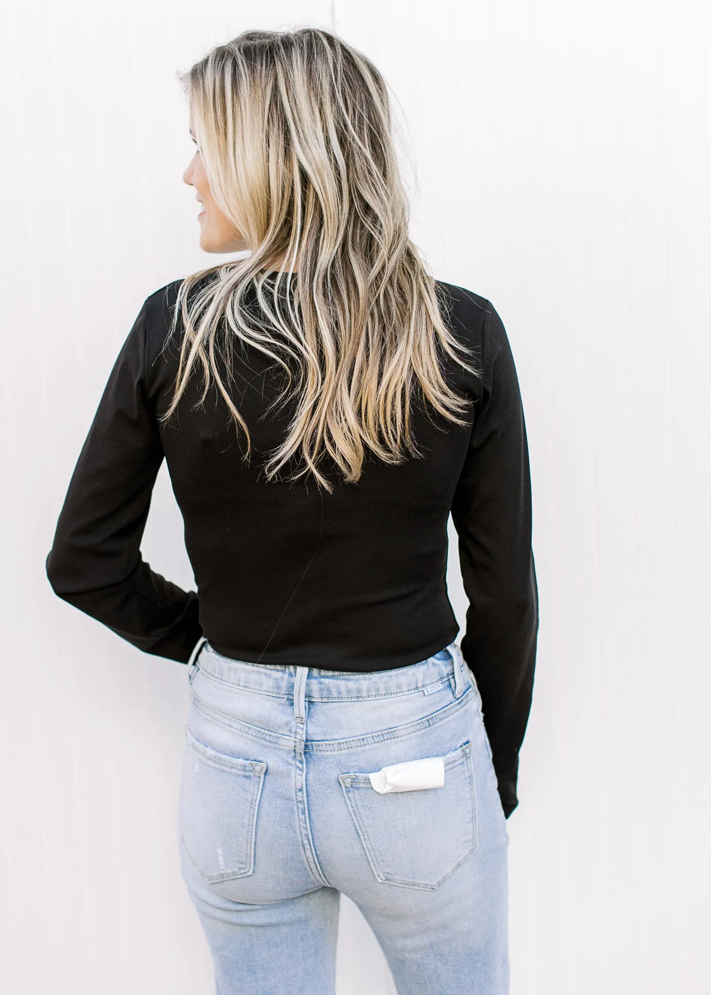 Black Longsleeve Bodysuit