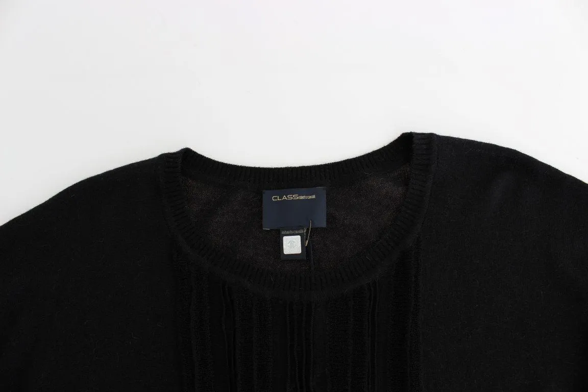 Black short sleeved jumper