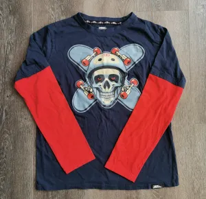 BOY SIZE XL (16 YEARS) - NO FEAR, Graphic Skater T-shirt EUC B31