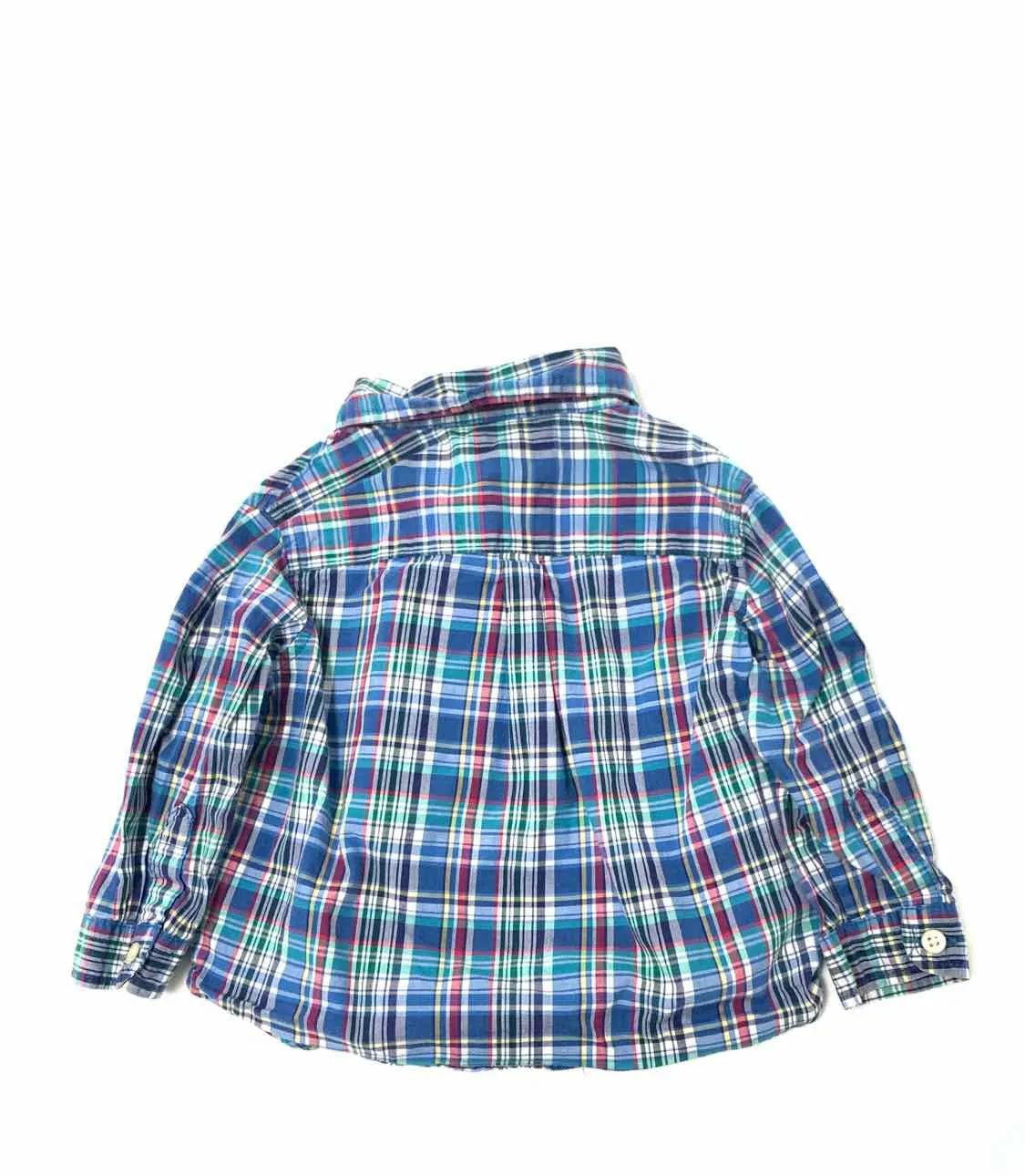 Boys Child Size 6 Months Ralph Lauren Blue Print Tops