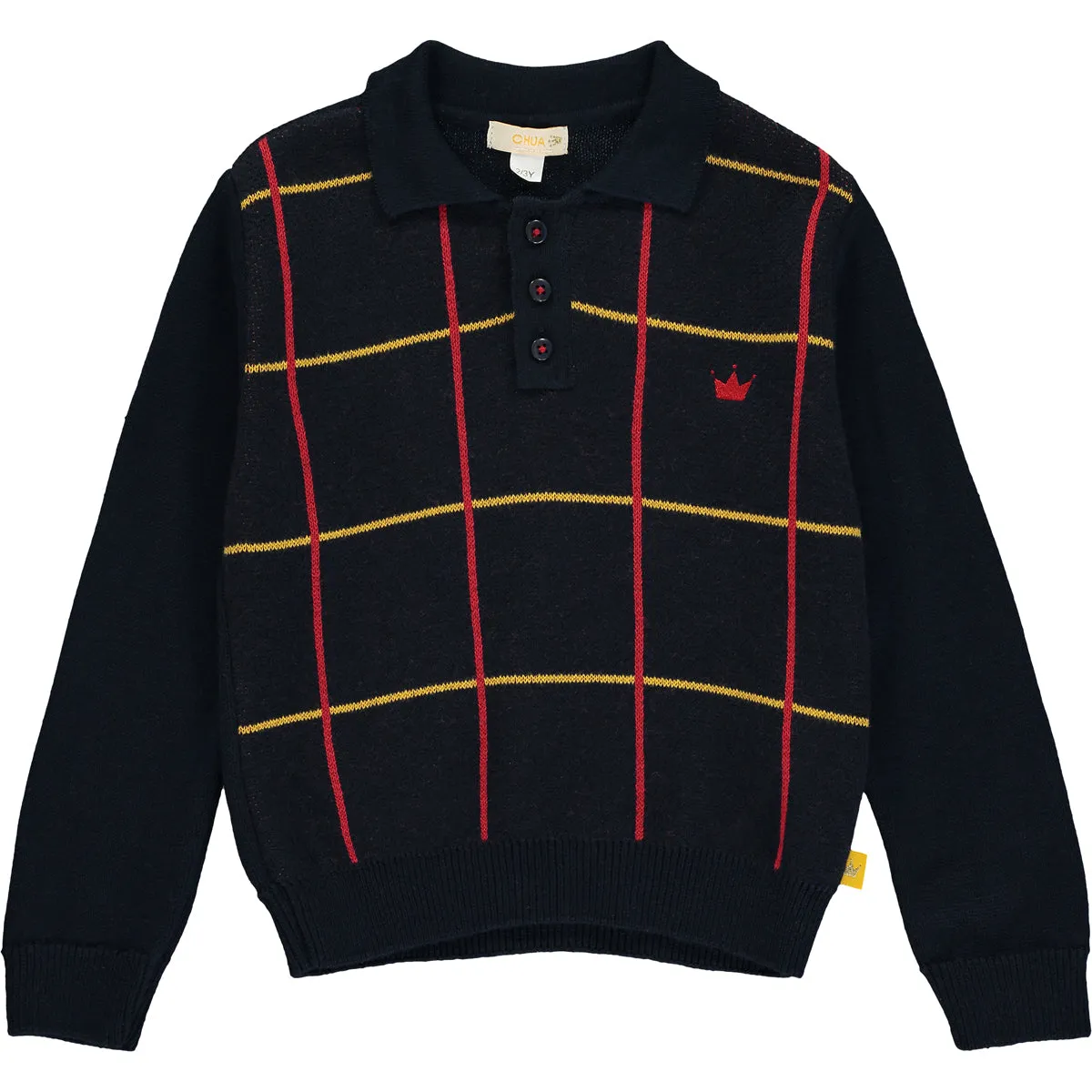 Boys Navy Blue Knitted Jumper