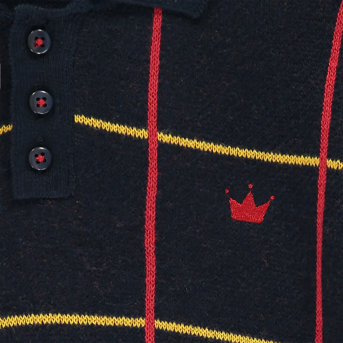Boys Navy Blue Knitted Jumper