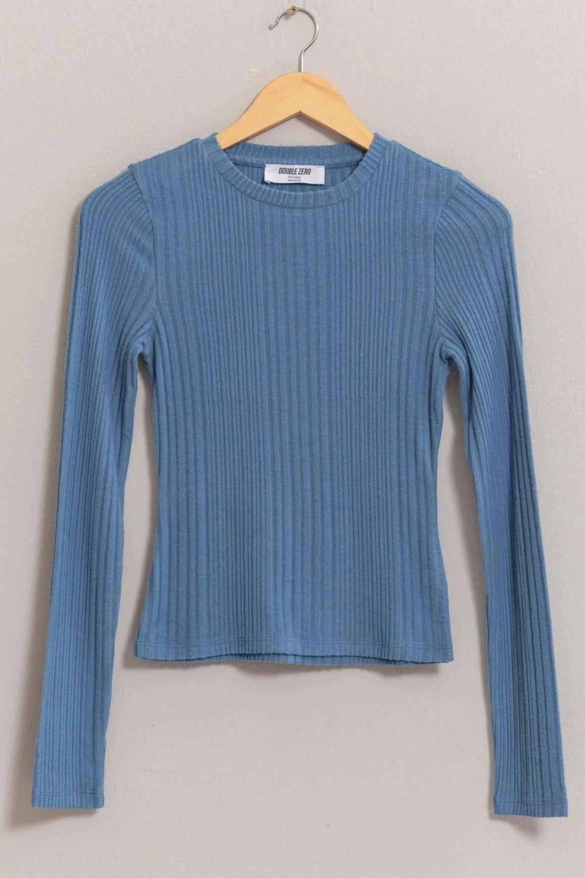 Brenna Ribbed Long Sleeve Top
